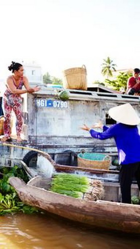 Marche flottant de Cai Rang - Vietnam aujourd'hui les belles photos sur le Vietnam